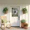 22–24" Spring & Summer Daisy Wreath with Lavender – Front Door Farmhouse Wreath for Porch, Wall, Window, Indoor & Outdoor Home Décor